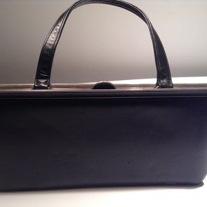 Vintage Black Purse Handbag Elegant
